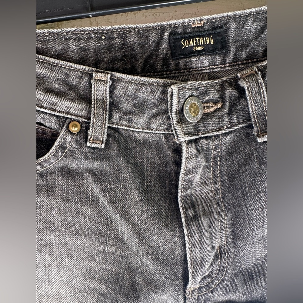 Edwin Something-Cut Off Jean Shorts-Size 28 - Picture 5 of 11